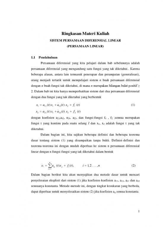 picture Persamaan Diferensial Pdf 8139 | Sistem Linear | Matematika